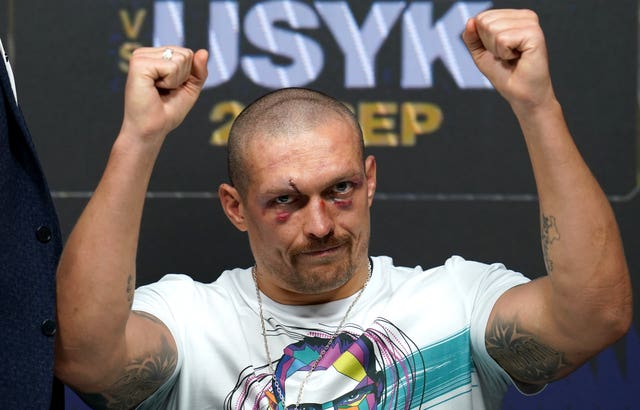 Oleksandr Usyk became the unified world heavyweight champion less than six months ago (Nick Potts/PA)