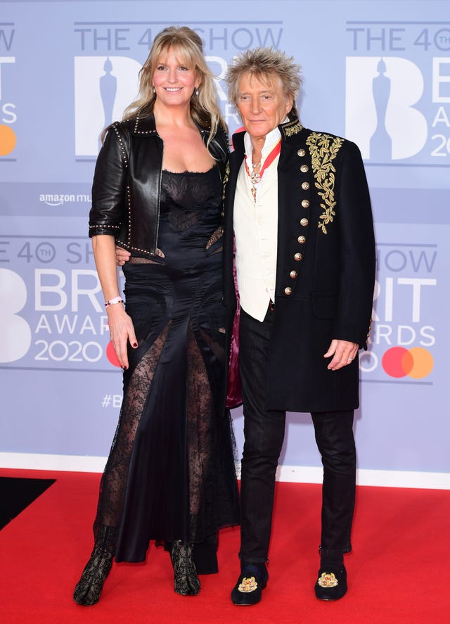 Sir Rod with his wife Penny Lancaster