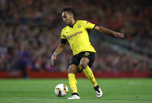 Pierre-Emerick Aubameyang is Borussia Dortmund's star player (Martin Rickett/Empics)