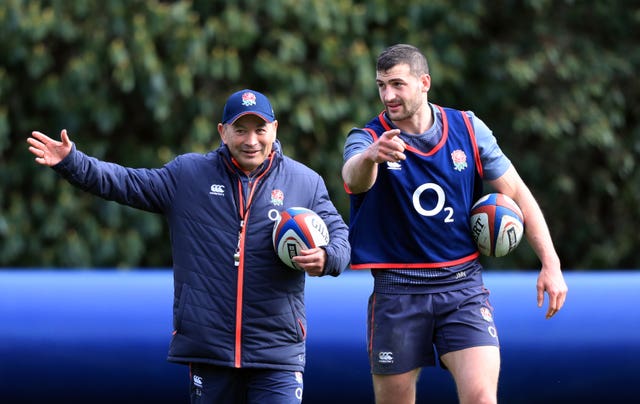 Eddie Jones and Jonny May