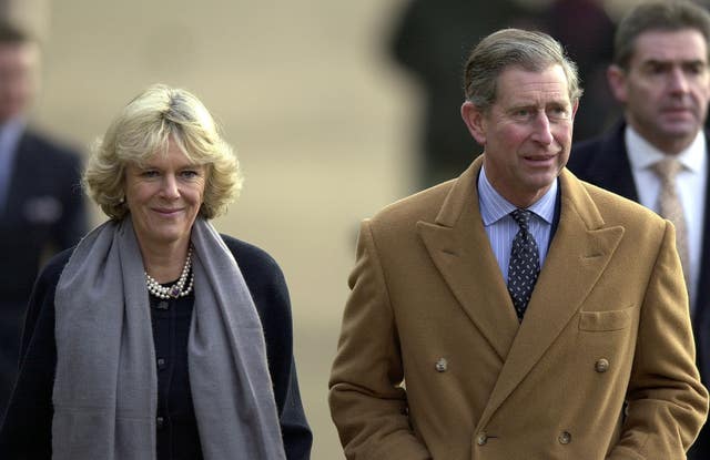 Prince of Wales and Camilla take a stroll