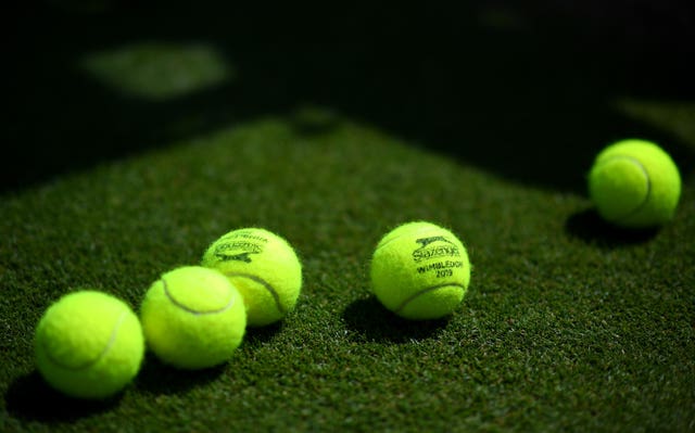 Tennis balls (Victoria Jones/PA)