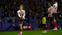 Jack Clarke (left) celebrates his first goal in the 3-0 win at Sunderland (Nick Potts/PA)