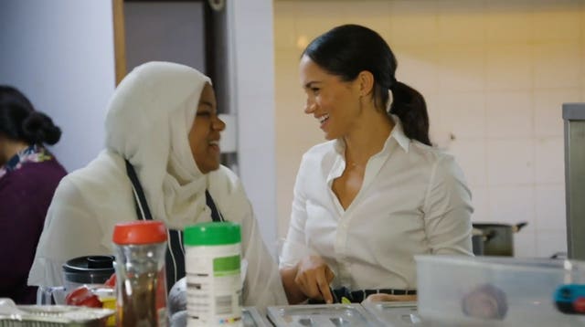 Duchess of Sussex supports cookbook