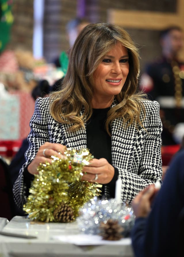 Melania Trump visit to Clapton