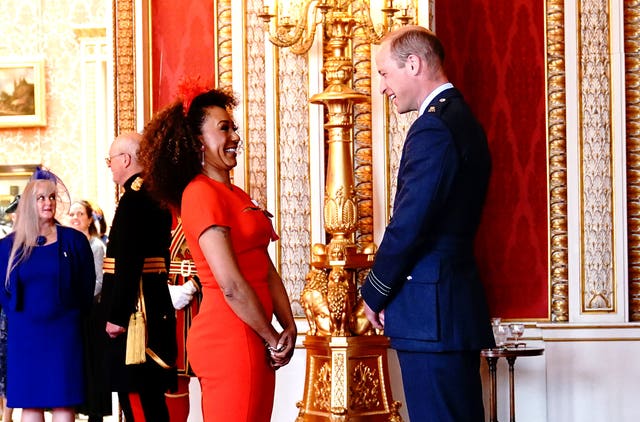 Mel B chats with William