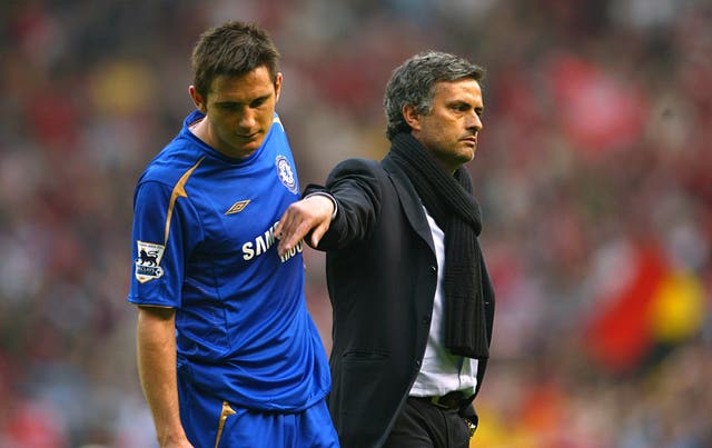 Jose Mourinho coached Frank Lampard at Chelsea
