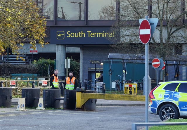 A view of the South Terminal at Gatwick airport near Crawley, West Sussex