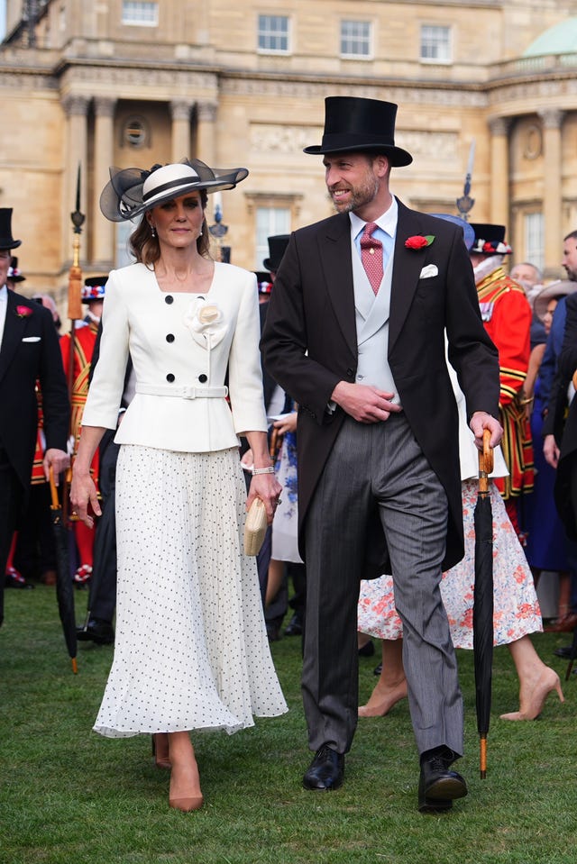 William and Kate a royal Garden Party at Buckingham Palace