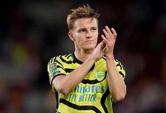 Captain Martin Odegaard has been substituted in three of his last four Arsenal starts