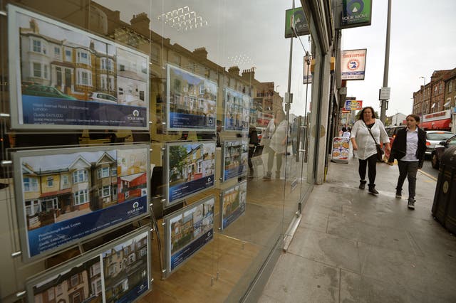 An estate agents office in Walthamstow