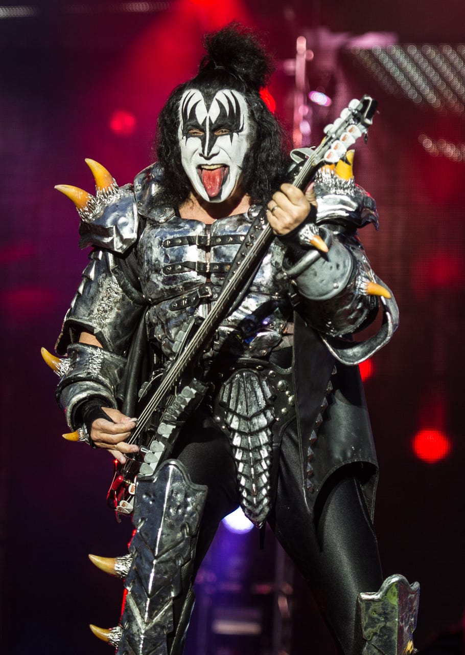 Gene Simmons flashes lengthy Kiss tongue on early morning television ...