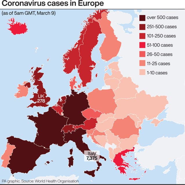 Coronavirus graphic