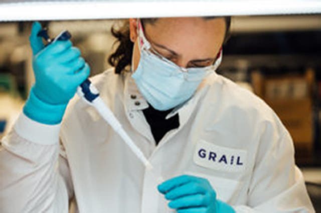 A Grail scientist in a labratory