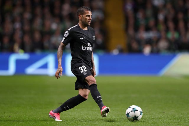 Dani Alves left Paris St Germain at the end of last season