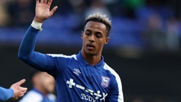 Omari Hutchinson netted a late equaliser for Ipswich (George Tewkesbury/PA)