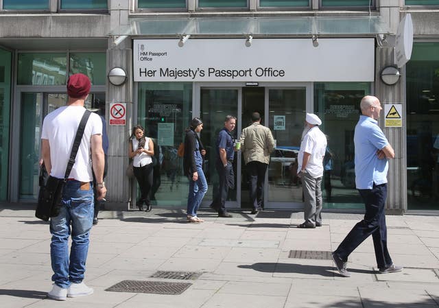The Passport Office in central London - file photo