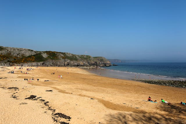 Barafundle Beach in Pembrokeshire