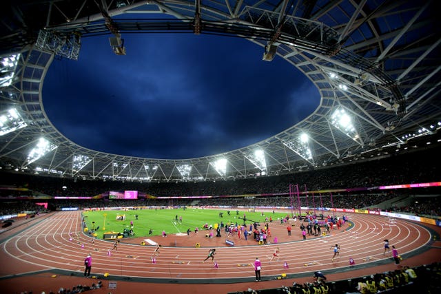 The London Stadium will host the Athletics World Cup in July