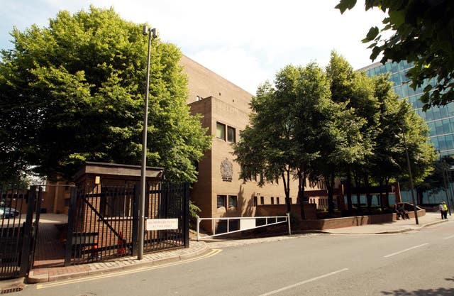 General views of Southwark Crown Court in south London.