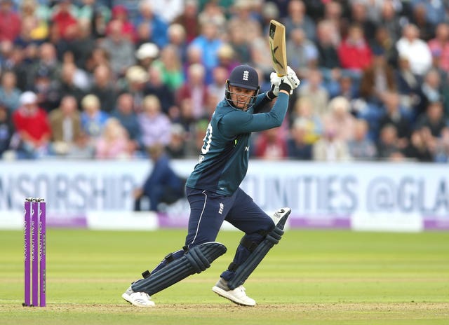 Jason Roy struck a century against the Australians at Cardiff (Nigel French/PA).