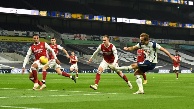 Harry Kane reached several milestones with his goal against Arsenal