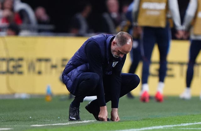 England manager Thomas Tuchel reacts