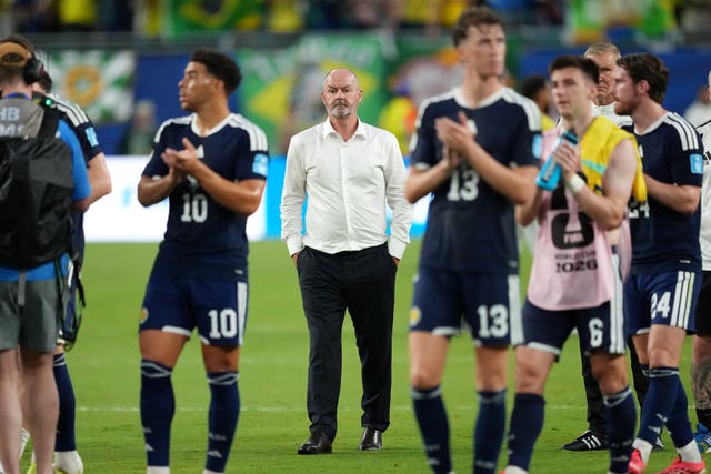 Scotland players applaud