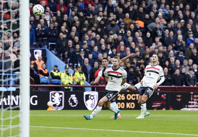 Ollie Watkins'' shot goes over the bar