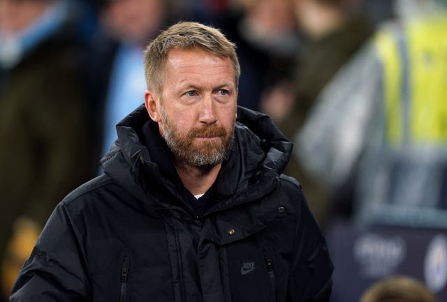 Graham Potter won only seven of 22 Premier League games in charge of Chelsea