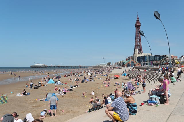 Blackpool may be spared some of the new measures (Peter Byrne/PA)