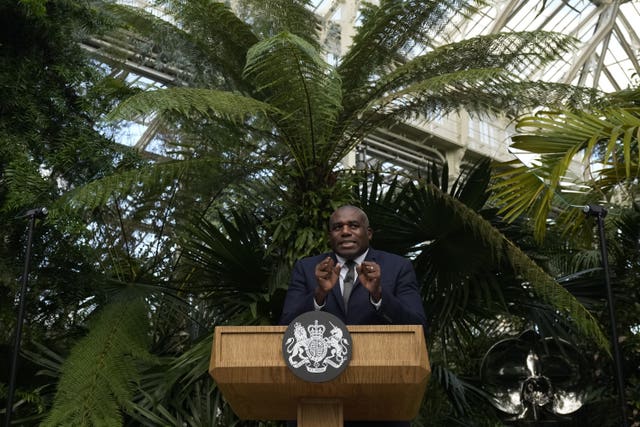 David Lammy visit to west London