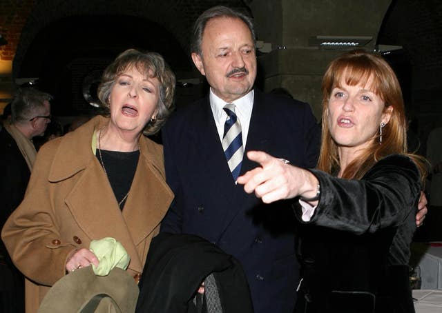 Dame Penelope and Bowles with Sarah Ferguson in 2008