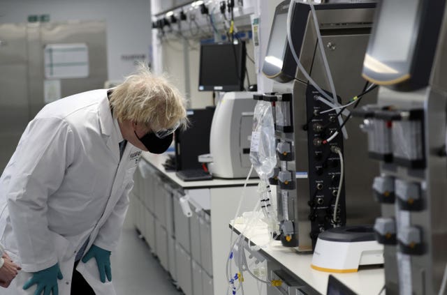 Boris Johnson visits manufacturing facilities in the North East