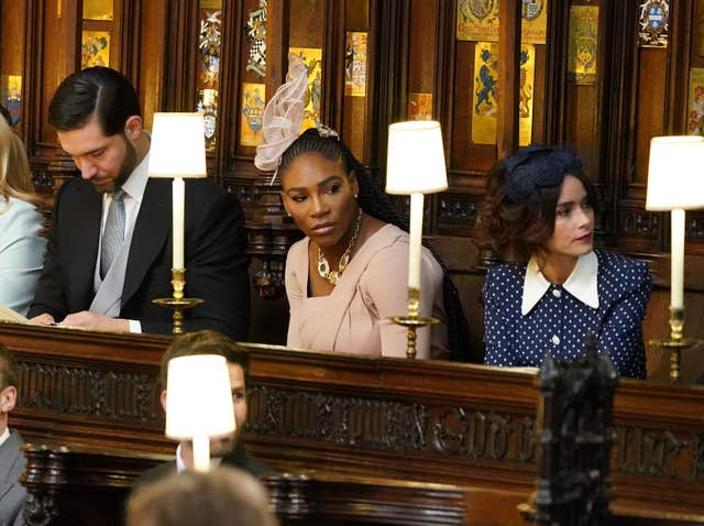 Serena Williams at the royal wedding