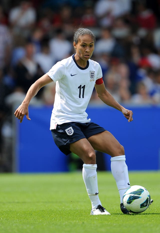 Former England forward Rachel Yankey