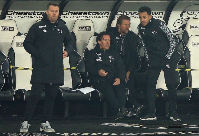 Shay Given (left) and Liam Rosenior (right) have been part of a management quartet since Phillip Cocu’s sacking