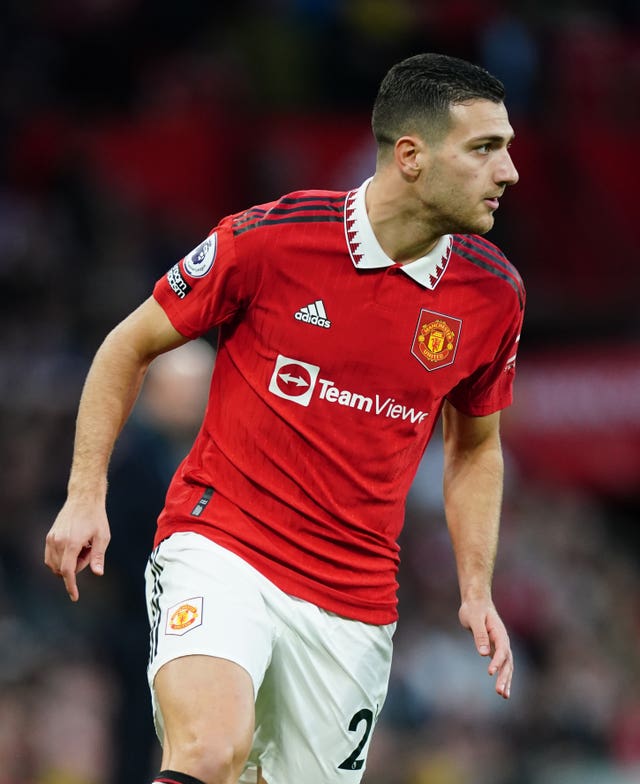 Diogo Dalot on the pitch