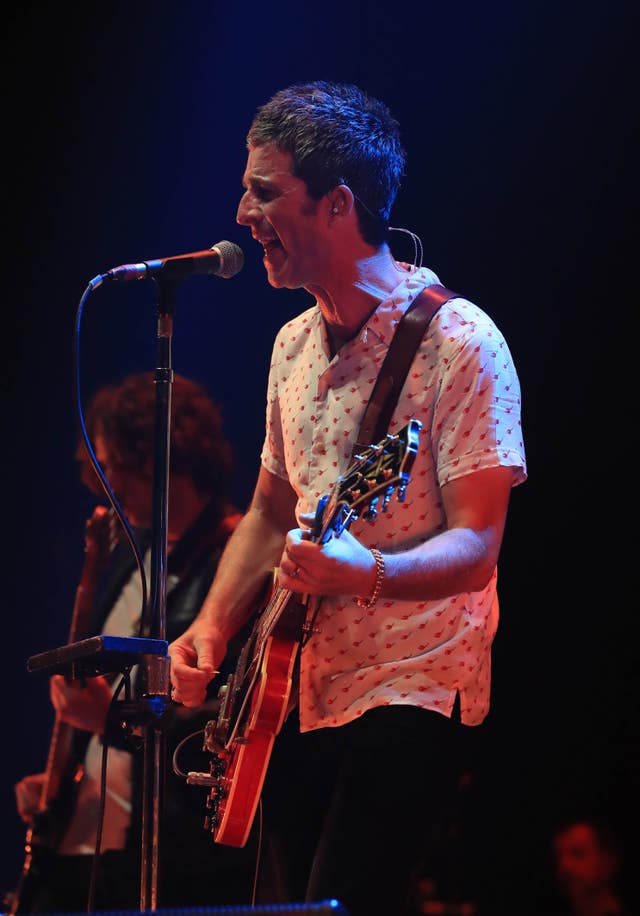 Noel Gallagher’s High Flying Birds perform during the We Are Manchester benefit show