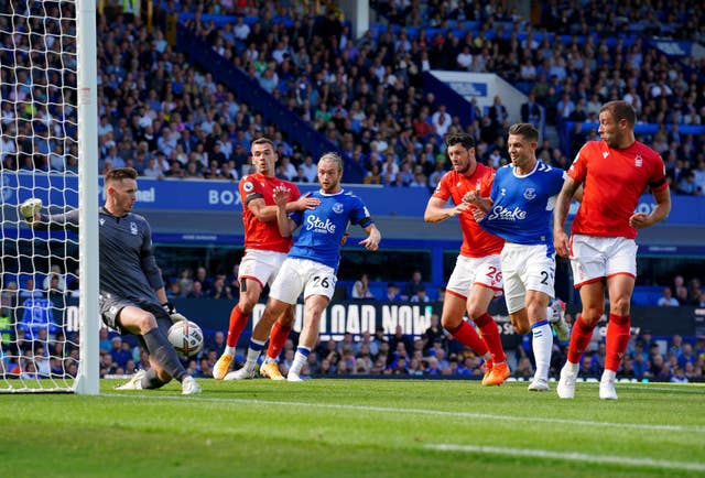 Everton created numerous chances but lacked a cutting edge