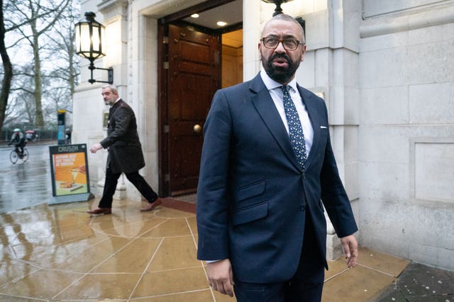 Home Secretary James Cleverly