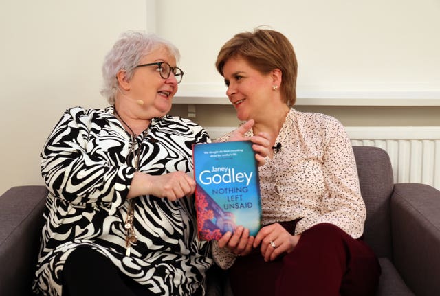 Janey Godley and Nicola Sturgeon