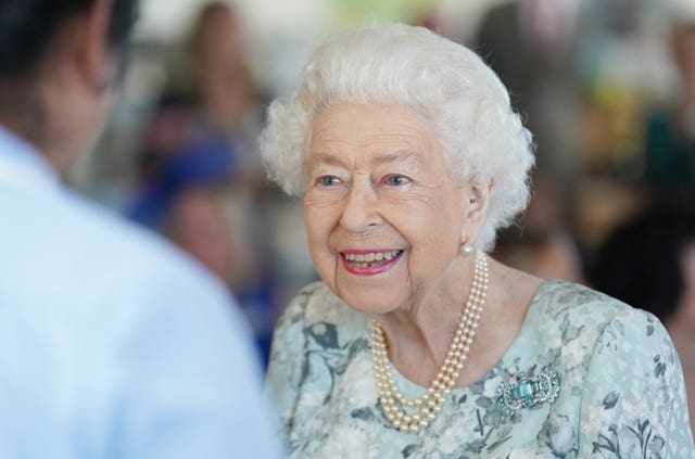 The Queen travelled from her Windsor home nearby 