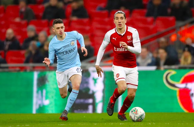 Hector Bellerin is subject of transfer speculation (Nick Potts/PA)