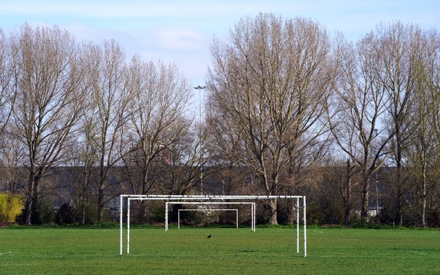Football pitches (John Walton/PA)