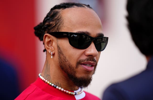 Ferrari driver Lewis Hamilton 