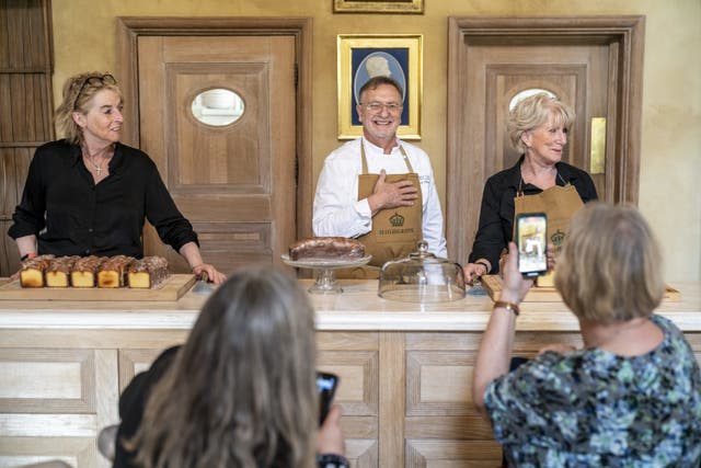 Chef Raymond Blanc attends a Winter Warmers session which he has curated a special menu for in the Orchard Room at Highgrove Gardens on the King’s estate in Tetbury, Gloucestershire 