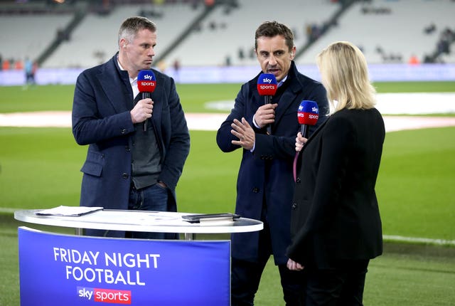 Jamie Carragher (left) and Gary Neville are among those to have criticised the all-star idea