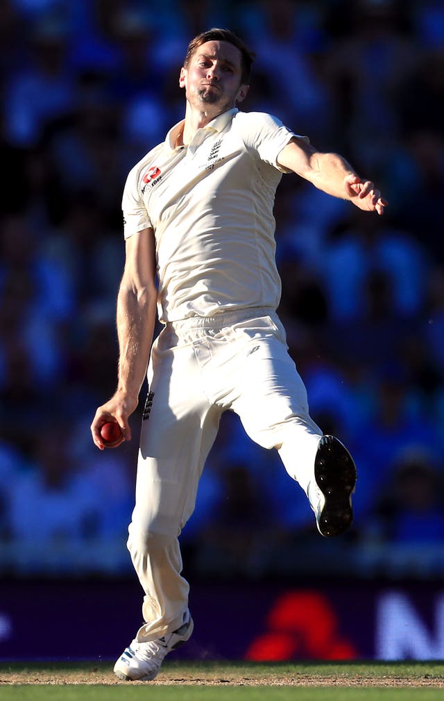 Chris Woakes took two wickets in the afternoon session