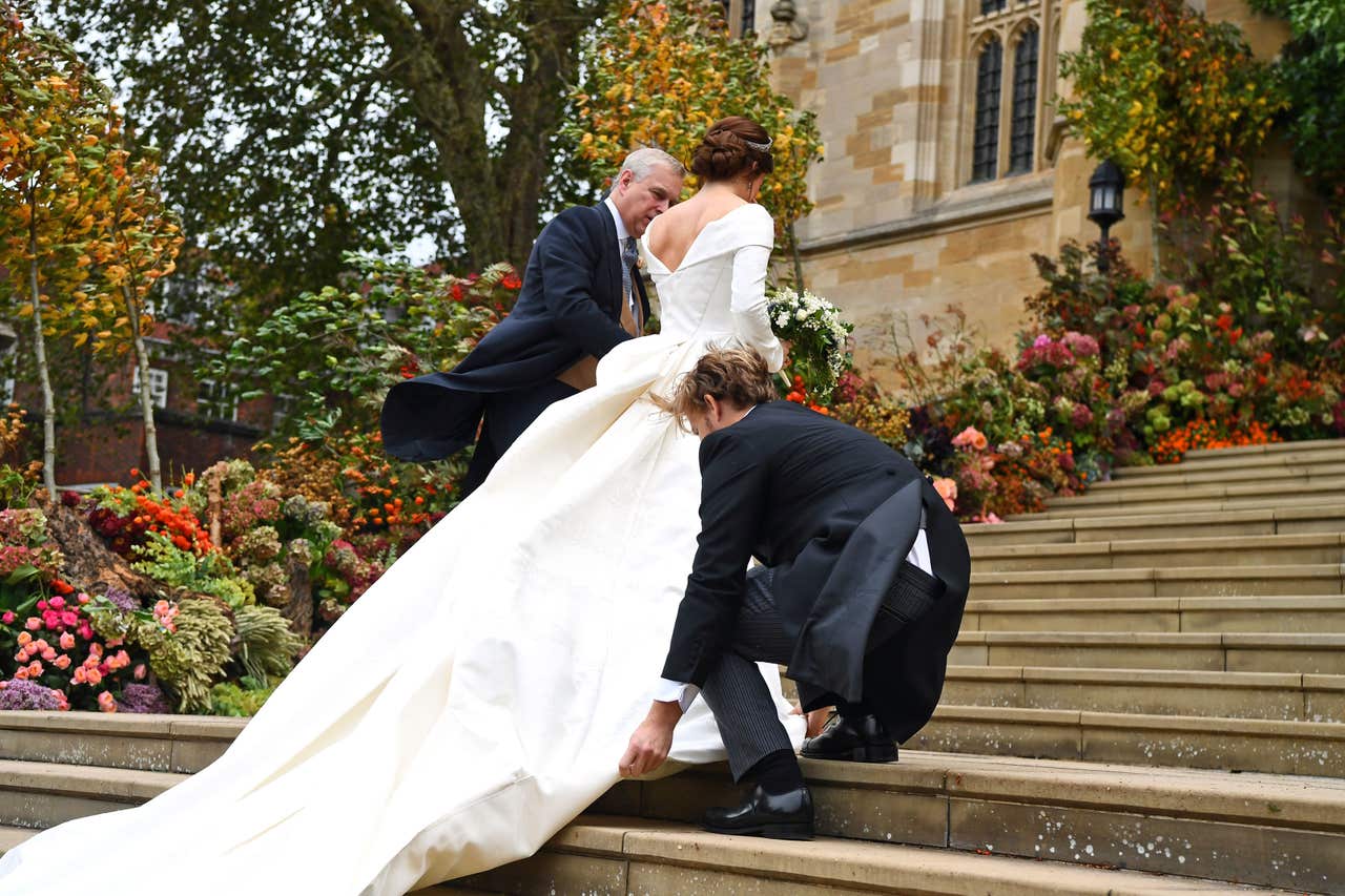 Princess Eugenie's dress tribute to hospital after ...